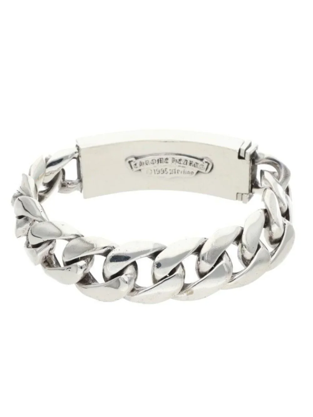 Chrome Hearts ID Celtic ID Classic Vintage Silver Bracelet
